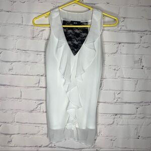 BCX small white tank top‎